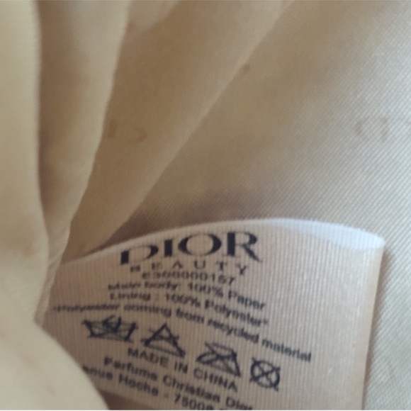 Dior Beauty Raffia Straw Pouch • BRAND NEW - Picture 3 of 3